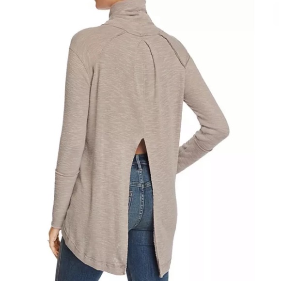 Free People Tops - Free People Slit Back Turtleneck